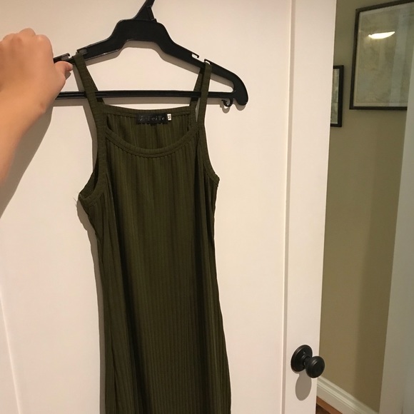 Dresses & Skirts - Brand new olive fitted dress